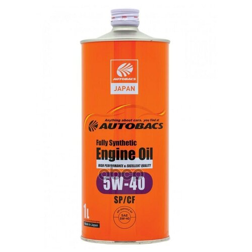 AUTOBACS Масло Моторное Fully Synthetic 5w-40 Sp/Cf 1l