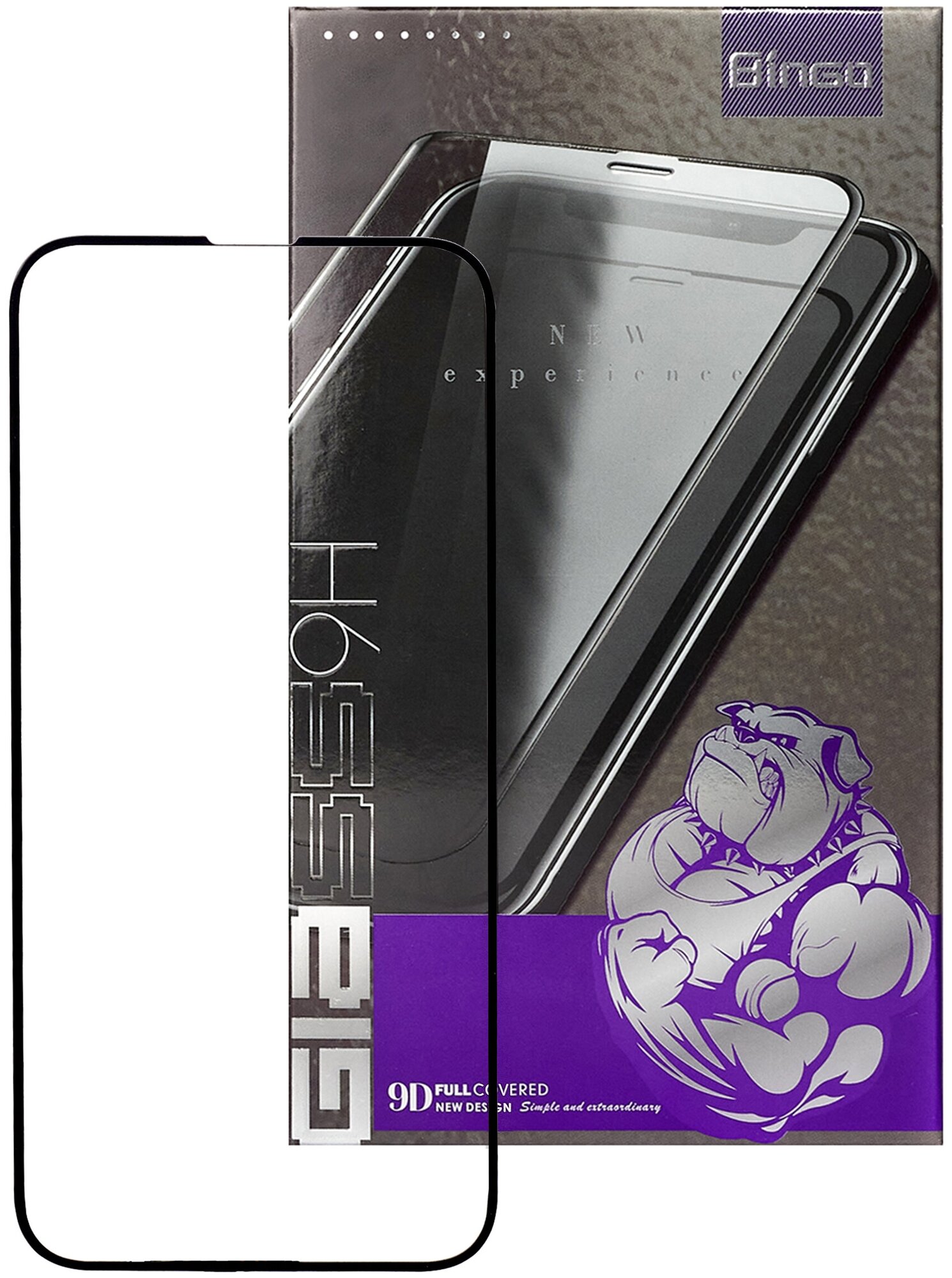 Защитное олеофобное ударопрочное стекло 9H / 9D для iPhone 13 Pro Max