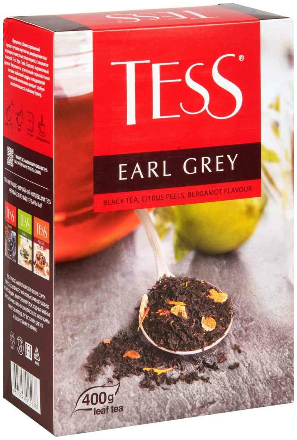 Tess Earl Grey чай черный листовой 400 г - фотография № 7