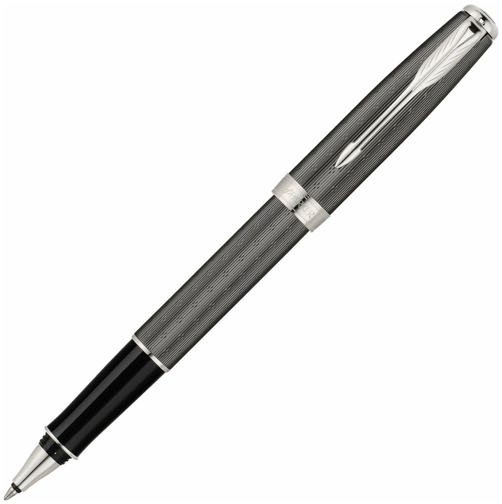 Ручка-роллер PARKER (Паркер) Sonnet Chiselled Carbon (R0808520)