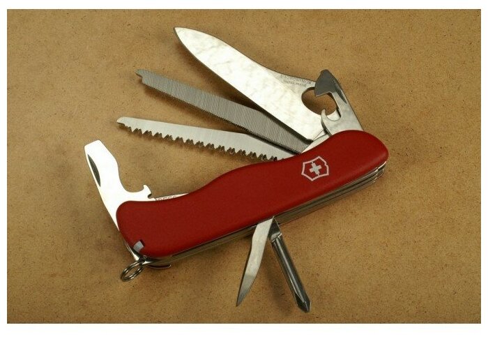 Нож перочинный Victorinox LOCKSMITH (0.8493.M) 111мм 14функций красный - фото №11