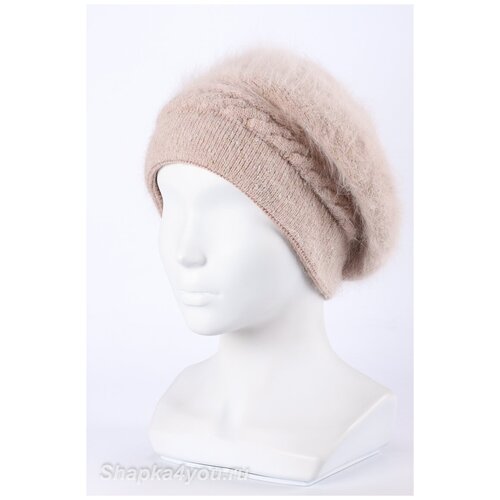 Берет Shapka4you цвет Бежевый светлый