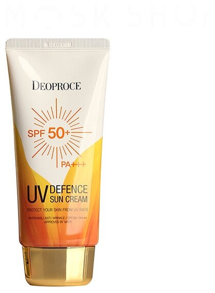 Солнцезащитный крем Deoproce UV Defence Sun Protector SPF50+ PA+++