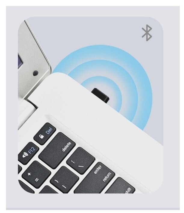 Bluetooth 5.1 + EDR адаптер для компьютера, ПК, ноутбука, беспроводных наушников, Windows / Linux, блютус