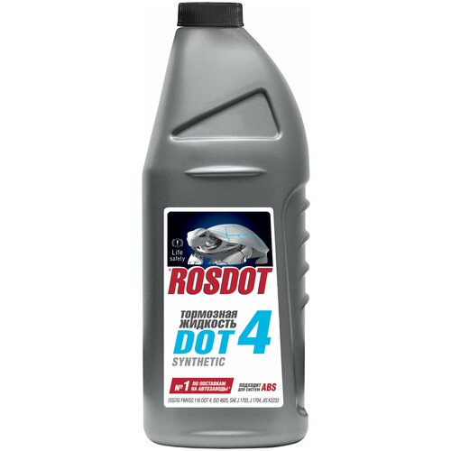 Жидкость Тормозная Rosdot Brake Fluid Dot4 5 Кг 430101905 ROSDOT арт. 430101905