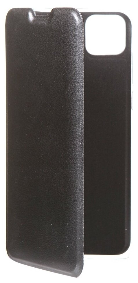 Защитный чехол-книжка на Huawei Y5p /Хуавэй Y5p/ Искуcственная кожа/ черный