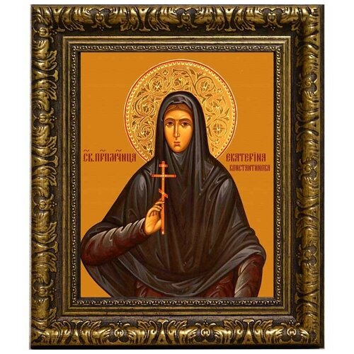 Екатерина Константинова, послушница, преподобномученица. Икона на холсте.