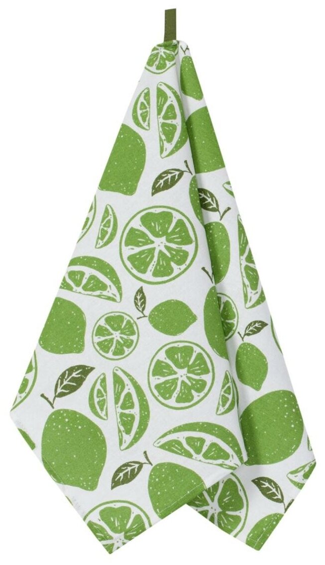 Полотенце кухонное Mojito, цитрус, зеленый; размер: 45 х 60