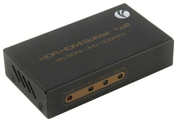 Переходник HDMI VCOM Telecom DD422 черный