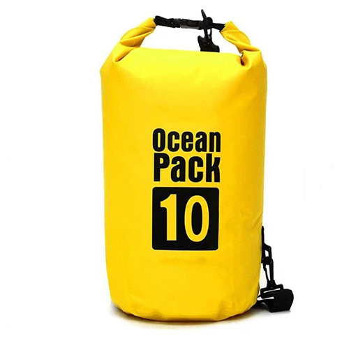 Гермомешок ПВХ Ocean pack, 10 литров, Желтый