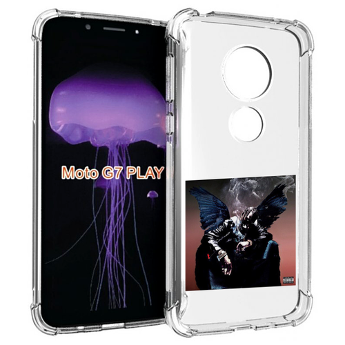 Чехол MyPads Travis Scott - Birds In The Trap Sing McKnight для Motorola Moto G7 Play задняя-панель-накладка-бампер чехол mypads travis scott birds in the trap sing mcknight для infinix hot 12 play задняя панель накладка бампер