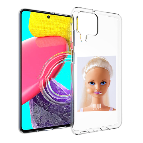 Чехол MyPads барби для Samsung Galaxy M53 (SM-M536) задняя-панель-накладка-бампер