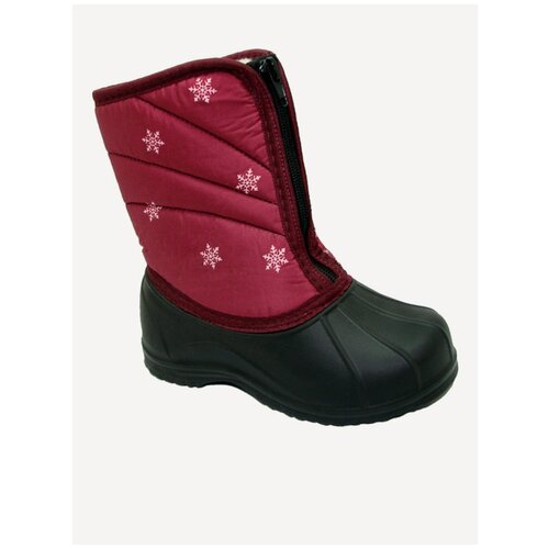 фото Сапоги детские "непоседа" эва утепленные на молнии, красные, размер 29 avrora kids