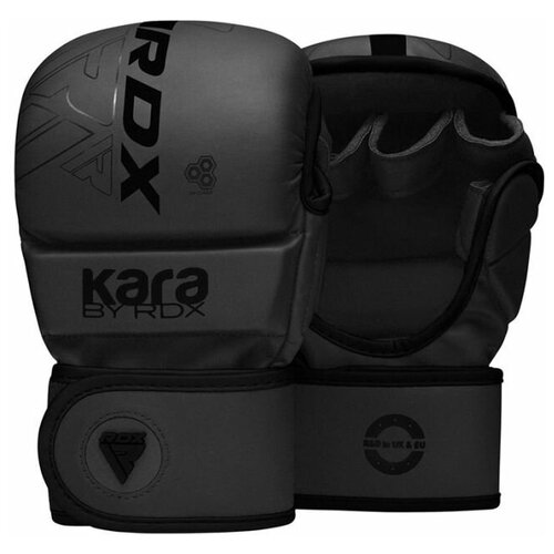 фото Перчатки для мма спарринговые rdx kara f6 черные m