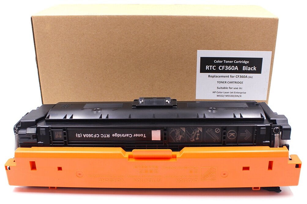 Тонер-картридж 7Q CF360A для HP Color LJ M553 (Чёрный, 6000 стр.), ref.