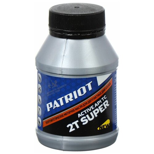 Масло моторное полусинтетическое Patriot Super Active 2T, 100 мл