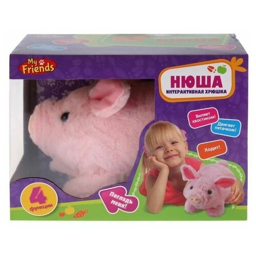 259987 Интерактивная свинка Нюша на бат. ходит