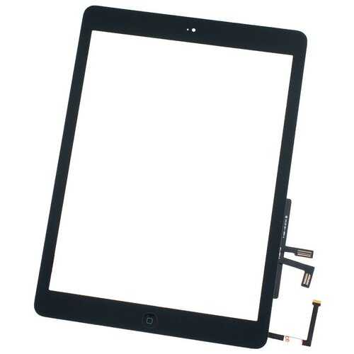 Тачскрин для Apple iPad Air с кнопкой HOME черный коннектор под шлейф тачскрина на плату для apple ipad air