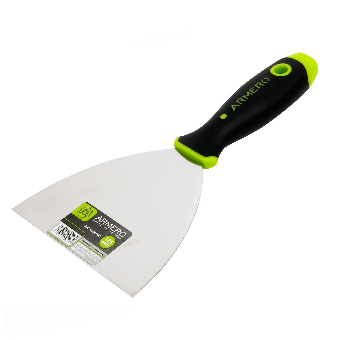 фото Шпатель Armero A204/125 малярный, жёсткий, 125 мм