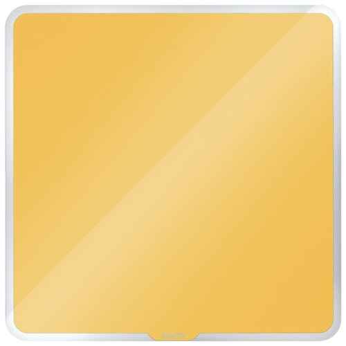 Магнитно-маркерная стеклянная доска Leitz Cosy, 45 x 45 см, желтый