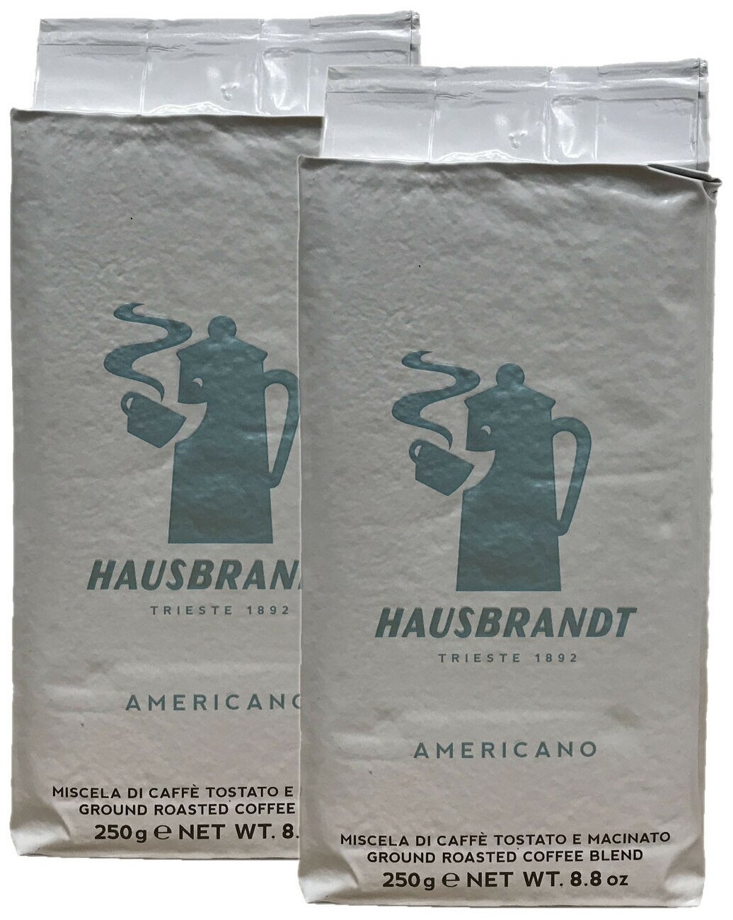 Кофе молотый Hausbrandt Americano (Хаузбрандт Американо), в/у, 2x250г
