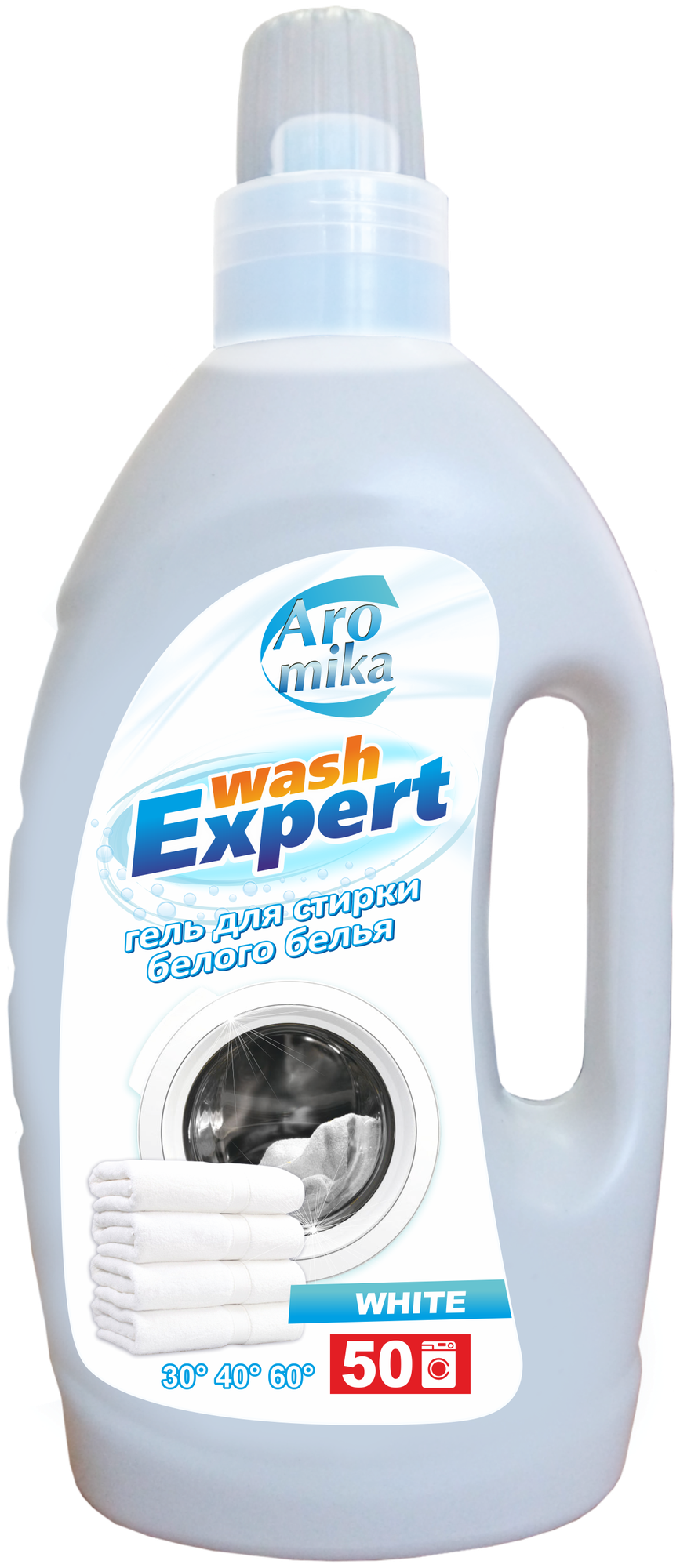 Гель для стирки белого белья"WashExpert" 2000мл WHITE