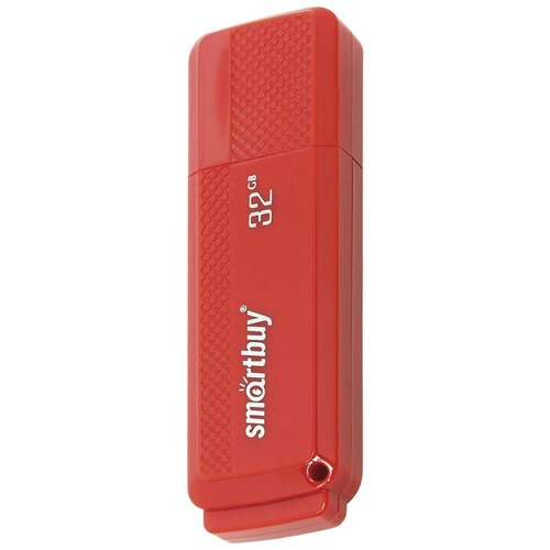 Флеш-диск 32 GB, SMARTBUY Dock, USB 2.0, красный, SB32GBDK-R