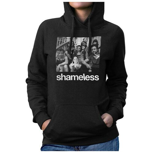 Толстовка DreamShirts Сериал Бесстыжие / Shameless / Женская Черная 54