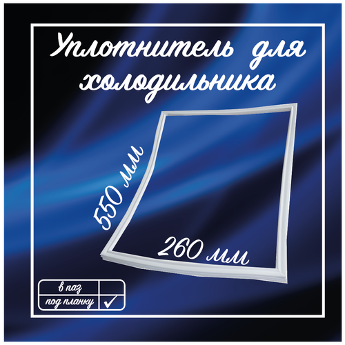 Уплотнитель для двери холодильника Бирюса 550х260 мм / Резинка на холодильник 0021501000