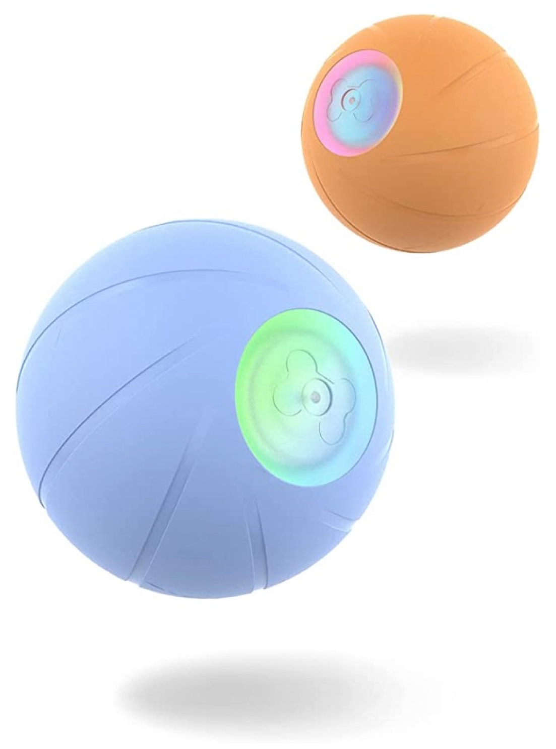 Cheerble интерактивная, умная игрушка, резиновый мяч для собак из натурального каучука для средних, мелких пород менее 15 кг, аккумулятор - фотография № 1
