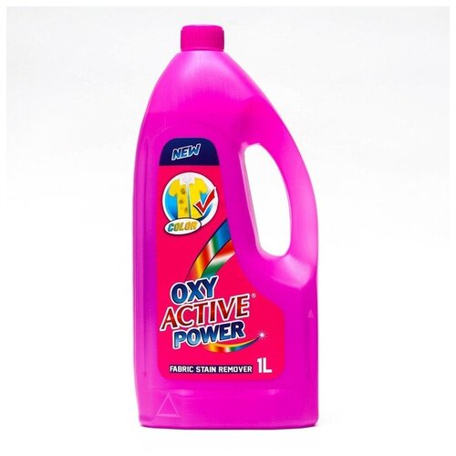 Пятновыводитель жидкий для цветных тканей, Oxy Color Active Power 1 л