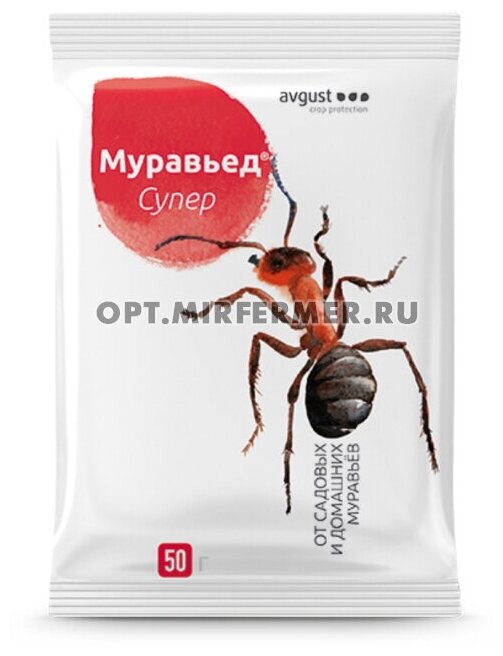 Инсектицид от муравьев Муравьед Супер, 50 г, Avgust - фотография № 2