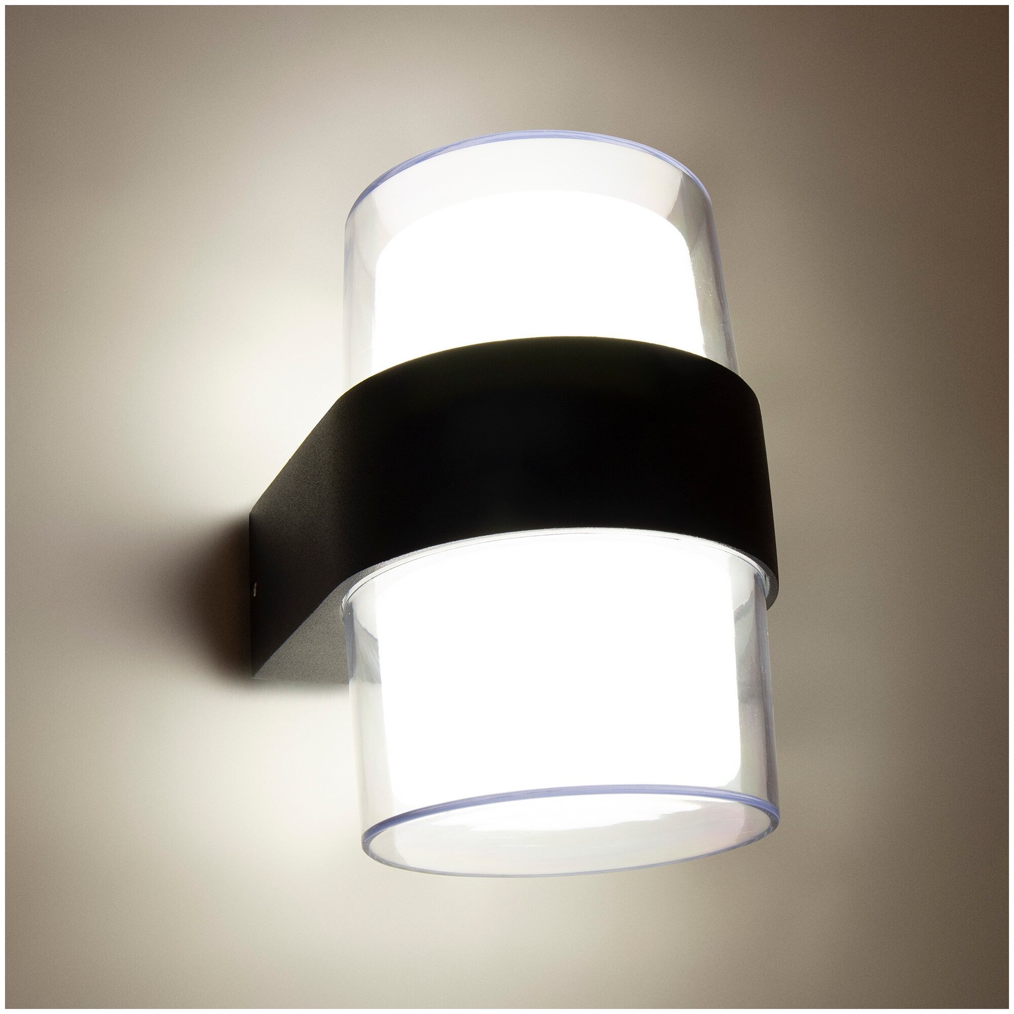 Настенный светильник светодиодный HIPER Venera H833-6, 14 Вт, кол-во ламп: 1 шт., цвет арматуры: черный - фотография № 3