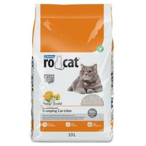 Ro Cat Ro Cat комкующийся наполнитель без пыли с ароматом апельсина пакет (Orange) ROCT-1122-PE10L-0800 8,5 кг 58029 (2 шт)