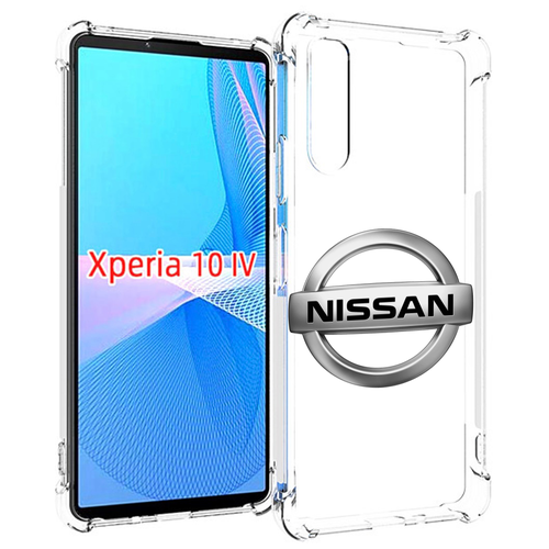 Чехол MyPads nissan-ниссан-3 мужской для Sony Xperia 10 IV (10-4) задняя-панель-накладка-бампер