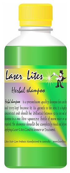 Laser Lites Шампунь травяной (концентрат 1:20) Laser Lites Herbal, 250мл