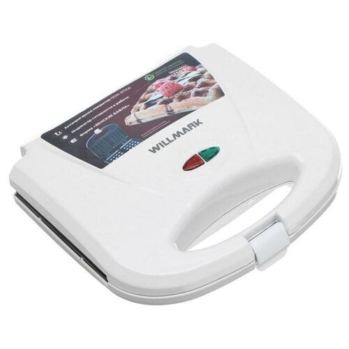 Электровафельница WILLMARK WM-275 750 Вт венские вафли антипригарное покрытие белая 380500₽