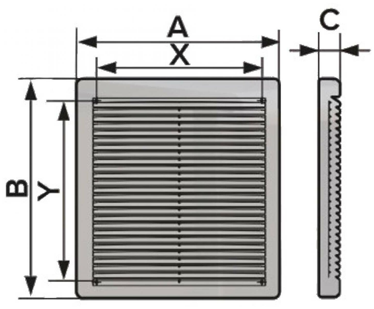 Решетка вентиляционная вытяжная ЭРА 1825РЦ (180x250 мм) - фотография № 4