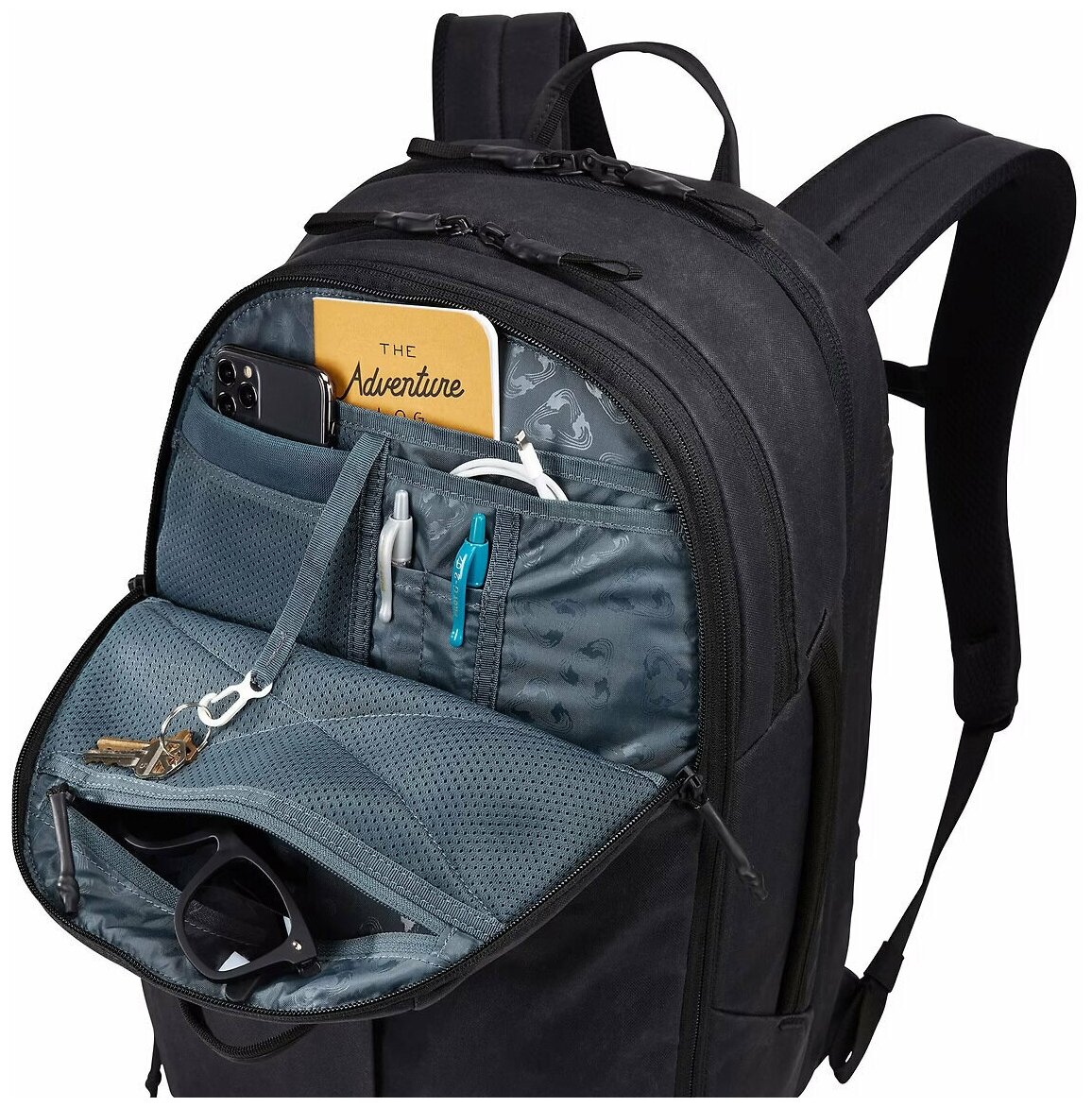 Рюкзак туристический Thule Aion travel backpack 28L TATB128 black (3204721) - фото №8