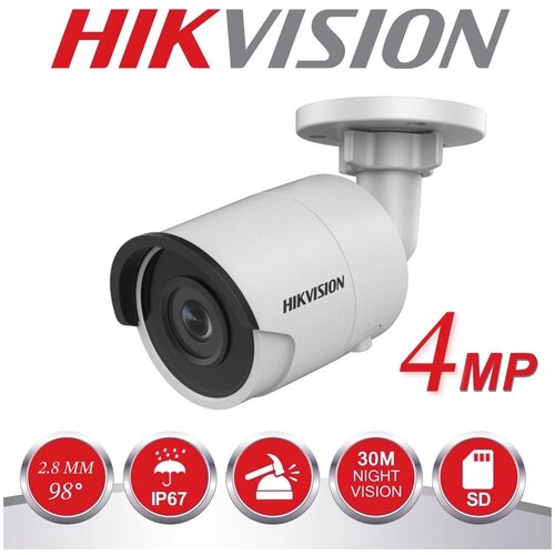 Уличная IP-камера Hikvision DS-2CD2043G2 28 мм 749000₽