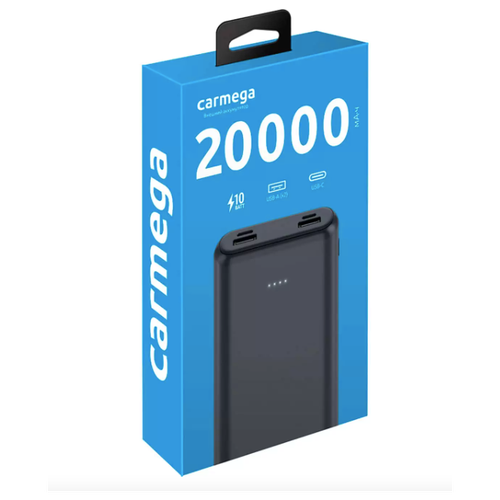 Внешний аккумулятор Carmega 20000mAh Charge 20 black (CAR-PB-202-BK)