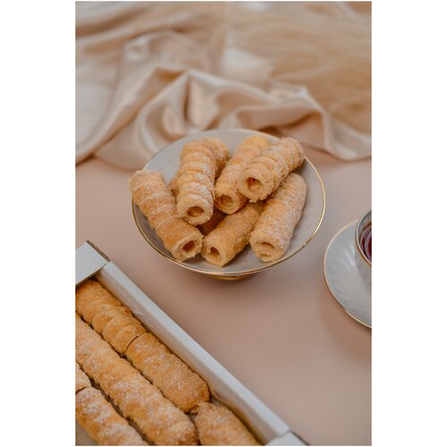 Трубочки «Пражские» с кондитерской начинкой с ванильно-сливочным вкусом Буги Вуги, 560 гр