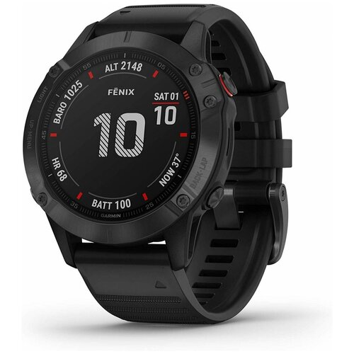 Умные часы Garmin Fenix 6 Pro черный 010-02158-01 5429900₽