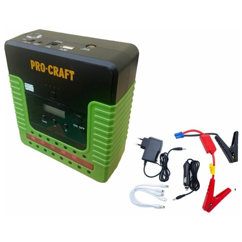 Пуско-зарядное устройство с компрессором ProCraft JSAP12 4000 мАч 529200₽