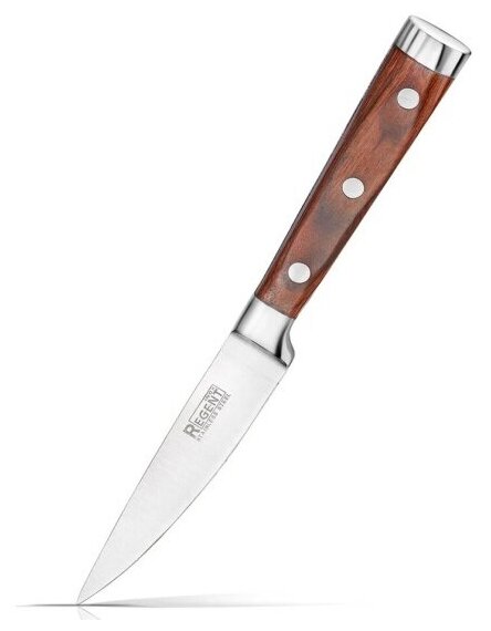 Нож для овощей Regent Inox 90/195 мм (paring 3.5") Linea NIPPON