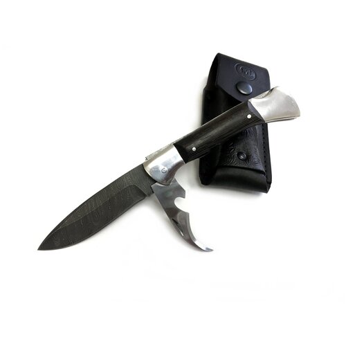 Нож складной Снайпер-2, дамасская сталь