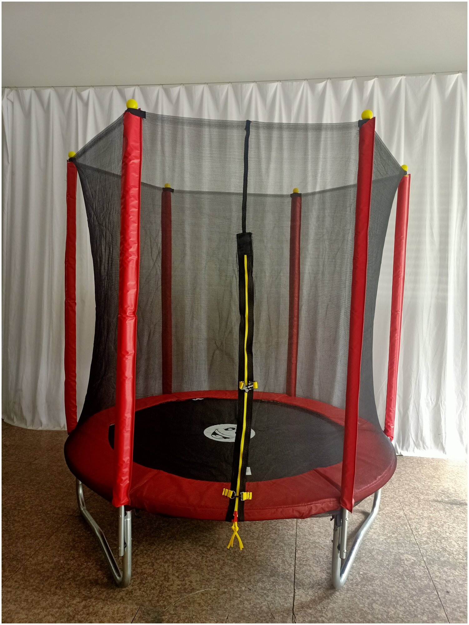 Каркасный детский батут Trampoline 6' ft 183 см с защитной сеткой-3