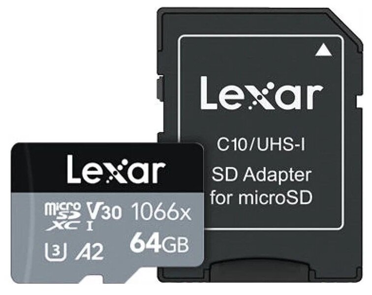 Карта памяти Lexar Professional 128GB 1066x microSDXC UHS-I U3