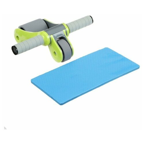 фото Ролик для пресса 33 x 24 x 24, цвет серый/салатовый onlytop