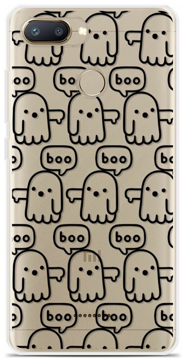 Силиконовый чехол на Xiaomi Redmi 6 Boo / для Сяоми Редми 6